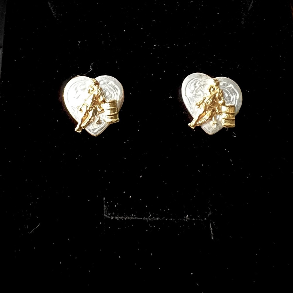 Montanna Silversmith Barrel Racer Heart Earrings